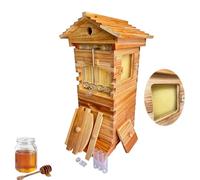ALSUP Kit de Ruche Apiculture en Bois, Kit Complet avec Cadres pour Apiculteurs Débutants et Professionnels