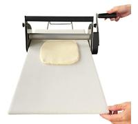 ALSUP Laminoir à Pâte Manuel Acier Inoxydable, épaisseur Réglable 0.5-27mm, Laminoir à Pâtisserie Pliable Professionnel Pour Boulangerie, Pizza,Type300