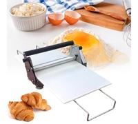 Alsup Laminoir à Pâte Pliable - Laminoir Manuel Professionnel à épaisseur Réglable, 2 Tailles Au Choix, Pour Croissants, Pâtisseries Et Fondants,Type300