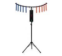 ALSUP Machine De Jeu De Bâtons De Capture, Jeu De Réflexes Et Coordination Œil-Main, 10 Bâtons avec 5 Vitesses Réglables, Effets Sonores, pour Fêtes, Événements Et Soirées en Famille Black