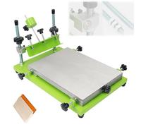 ALSUP Machine De Sérigraphie Manuelle Professionnelle, Peinture De Cuisson Haute Température pour L'ensemble De Machine, Réglable en Hauteur, pour Textile/Verre/Métal L
