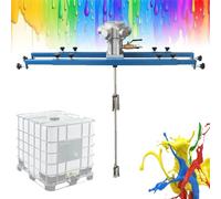 ALSUP Mélangeur de Peinture Pneumatique, Agitateur à air IBC de 1000kg avec Hélice Repliable, Moteur Pneumatique, Machine-Outil d'agitation de Peinture pour Encre, Peinture