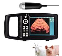 ALSUP Scanner à Ultrasons Vétérinaire, Machine à Ultrasons Vétérinaire Ferme Animaux Animaux de Compagnie Avec Sonde 3.5 Mhz Pour Moutons, Chiens, Chats Et Pour Test de Gestation