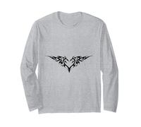 Alt Aesthetic Heart Tribal Heart Love Tattoo Esthétique Y2K Manche Longue