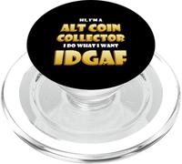 Alt Coin Collector Costume GPU Spec Mining Crypto Miner Meme PopSockets PopGrip pour MagSafe