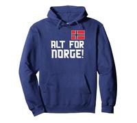 Alt for Norge! Norvège, Drapeau norvégien, Patriotique norvégien Sweat à Capuche