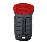 Altabebe AL2204M-79 Chancelière d'hiver avec rembourrage 3M Gris foncé/rouge