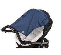Altabebe AL7013-32 Pare-soleil pour poussettes avec protection latèrale, Lifeline Bleu marine