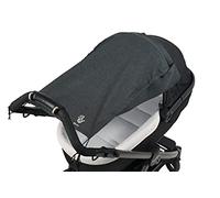 Altabebe AL7013-34 Pare-soleil pour poussettes avec protection latèrale, Lifeline Noir