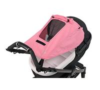 Altabebe AL7014-27 Pare-soleil pour poussettes avec protection latèrale et fenêtre, Lifeline Deluxe Rose