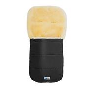 AltaBeBe MT2200LP - 65 Chancelière d'Hiver avec Fourrure de Mouton Universelle pour Poussette 12-36 Mois Noir