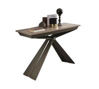 ALTACOM console transformable en table à manger GENESI 295 cm (Plateau en mélamine - Base en métal verni époxy)