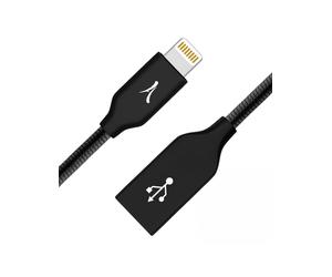 Altadif ALTCABLAMFIBLK câble Lightning 1 m Noir