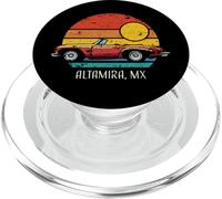 Altamira Mexico Voiture de Sport rétro Motif Coucher de Soleil PopSockets PopGrip pour MagSafe
