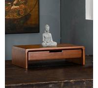 Altar Table for Home, Compact Meditation Table & Buddhist Altar Cabinet | Compact Tabletop Design, Solid Bamboo Material, Hidden Storage Drawer, Zen Style(60cm/24in)