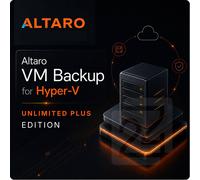 Altaro VM Backup for Hyper-V - Unlimited Plus Edition Nouvel achat 1 An Maintenance