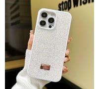 Altartar Coque pour iPhone 17 Pro Boîtier Glitter,Boîtier de Protection en Silicone Sparkle Diamant Femmes Ultra Mince Coque de Protection de caméra de Luxe Couverture Pare-Chocs Femme,Blanc