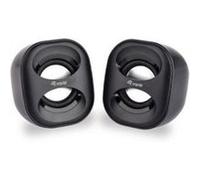 Equip Mini haut-parleur 2.0 245330 – Stéréo USB pour PC – Noir – Son puissant
