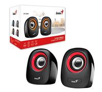 Genius SP-Q160 - Haut-parleurs - pour PC - 6 Watt (Totale) - rouge