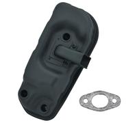 ALTBET 4283-140-0611 Silencieux avec joint de rechange compatible avec Stihl BR800 BR800X BR800C BR800C-E Souffleurs à dos de rechange 42831400611 (silencieux et joint)