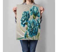 ALTCIRNMD Impressions Sur Toile De Ligne Œillet Impressions Sur Toile Illustration De Mode Pour Décor Mural Et Décoration De Bureau À Domicile, 40X60Cm