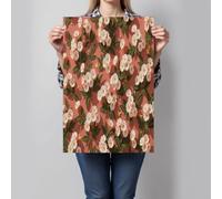 ALTCIRNMD Marguerite Feuilles Vertes Mur Art Poster Illustrations Adorables Impression, Rose Vert Mur Poster Salle De Bains Chambre Salon Décoration 80X120Cm Unframed