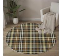 ALTCIRNMD Tapis De Décoration Antidérapant Lavable Poils Ras pour Le Bureau À Domicile, Coussinets Protecteurs Paillassons,Multi-Taille, Spirale Profonde Illusion Abstraite, Round Ø 80Cm