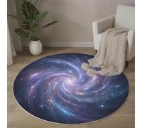 ALTCIRNMD Tapis De Décoration Antidérapant Lavable Poils Ras pour Le Bureau À Domicile, Coussinets Protecteurs Paillassons,Multi-Taille, Murs De Roche Texture Naturelle, Round Ø 160Cm