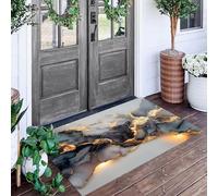 ALTCIRNMD Tapis D'Entrée Tapis D'Entrée Intérieur Paillasson Abstraction Fluide Résumé du Wabi-Sabi,pour Salle De Bain, Bienvenue, Cuisine, Porte, Couloir, Tapis De Sol Decoration Chambre, 90X150Cm