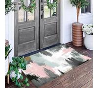 ALTCIRNMD Tapis D'Entrée Tapis D'Entrée Intérieur Paillasson Éclaboussures d'encre Résumé du Wabi-Sabi,pour Salle De Bain, Bienvenue, Cuisine, Porte, Couloir, Tapis De Sol Decoration Chambre, 40X60Cm