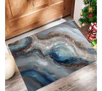 ALTCIRNMD Tapis Entree Interieur Antidérapant, Bille Ondulée Vision Moderne Paillasson Exterieur Entree Lavable en Machine,Microfibre Absorbante Tapis Entrees Exterieur, 60X90Cm