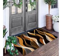 ALTCIRNMD Tapis Entree Interieur Antidérapant, Lignes Spirales Illustration Abstraite Paillasson Exterieur Entree Lavable en Machine,Microfibre Absorbante Tapis Entrees Exterieur, 40X60Cm