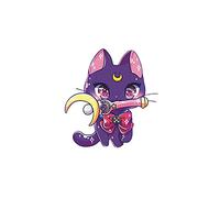 ALTcompluser Autocollant pour voiture - Motif Sailor Moon - En vinyle - 14 x 13 cm