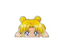 ALTcompluser Autocollant pour voiture - Motif Sailor Moon - En vinyle - Pour tuning de fenêtre - 14 x 9 cm