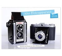 Alte Fotoapparate - Kameras von Kodak der Jahre 1905 bis 1977 (Wandkalender 2026 DIN A2 quer), CALVENDO Monatskalender: Ein großer Name der Fotografie der frühen Jahre