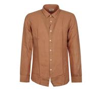 Altea - Bond Long Sleeve Shirt - Homme - Chemises - Brun - Taille: L