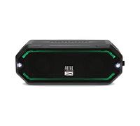 Altec Lansing - Haut-parleur Bluetooth sans fil HydraJolt, haut-parleurs portables étanches avec chargeur de téléphone intégré et lumières, résistant aux chocs, à la neige, 16 heures de lecture