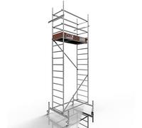 ALTEC Rollfix 1.0 500-5 m - Roues (Ø 125 mm) - Traverse standard - Fabriqué en Allemagne - Certifié TÜV - Charge maximale 200 kg/m² - Échafaudage de travail en aluminium