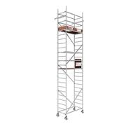 ALTEC Rollfix® 2.0 700 | Hauteur de travail 7 m | Frein Roulettes pivotantes (Ø 150 mm) | Ancrage mural | Fabriqué en Allemagne | TÜV | Charge maximale 200 kg/m² | Norme DIN EN 1004-1 | Échafaudage