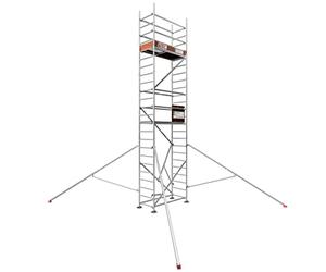 ALTEC Rollfix® 2.0 700 | Hauteur de travail 7 m | Plaques de pied | Barre triangulaire | Fabriqué en Allemagne | TÜV | Charge maximale 200 kg/m² | Norme DIN EN 1004-1 | Échafaudage