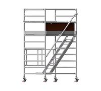 ALTEC Tour d'escalier AluKlik 400 | 4m | longueur 1,9m | unidirectionnel