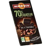 ALTER ECO - Chocolat Noir Equateur 70% 100G - Lot De 4