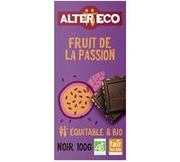 ALTER ECO - Chocolat Noir Fruit De La Passion - Bio & Équitable - 100 g