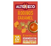 ALTER ECO - Infusion Rooibos Caramel - Bio & Équitable - 20 Sachets | Sans théine - Commerce Equitable