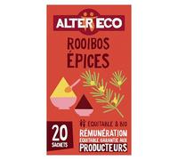 ALTER ECO - Infusion Rooibos Épices - Bio & Équitable - Lot 6 x 20 sachets