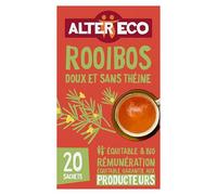 ALTER ECO - Infusion Rooibos Nature - Bio & Équitable - 20 Sachets