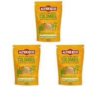 ALTER ECO - Sucre de Canne de Colombie - Sucre Complet Bio et Équitable - Origine Colombie - 400 g (Lot de 3)