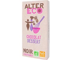ALTER ECO - Tablette Chocolat Noir Dessert - Bio & Équitable - Chocolat Pérou - Lot de 5 x 200 g