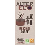Alter Eco Tablette Chocolat Noir Dessert Corsé Origine de l’Équateur, Bio, 150g