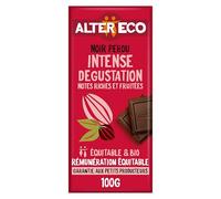 ALTER ECO - Tablette Chocolat Noir - Intense Dégustation - Bio & Équitable - Riche Et Fruité - 100 g